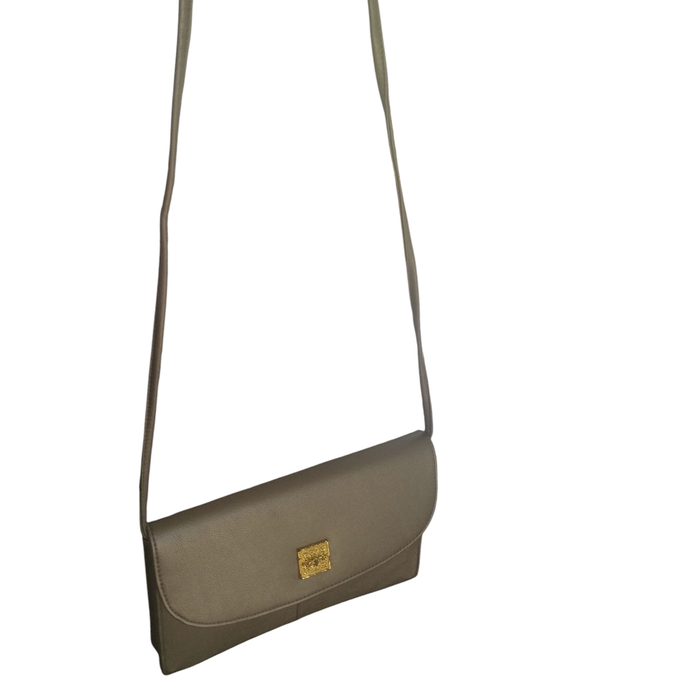 🦋Elegant Metallic Grey Crossbody Bag
